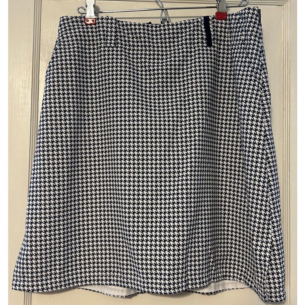 Nike Golf Women’s houndstooth skort black/white performance quick dry 10 Medium